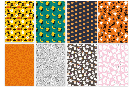 papel halloween tarjetas a motivos - Papel de temporada – 10doigts.fr