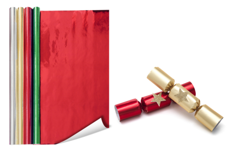 Metallic Paper, White Back (2 Meters) - Colors Available - 1 - Metallic, Glitter Paper - 10doigts.com - Metallic, Glitter Paper – 10doigts.fr