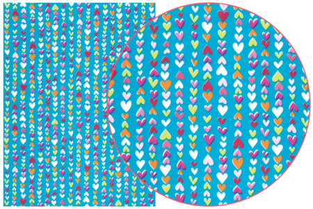Decopatch Paper Hearts - 3 Sheets No. 0410 - 1 - Decopatch Papers - 10doigts.com - Decopatch Papers – 10doigts.fr