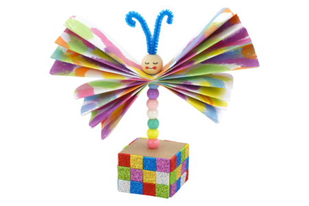 mariposa de papel fácil de fabricar DIY niños actividad - Actividades manuales animales: nuestras ideas creativas para los niños – 10doigts.fr