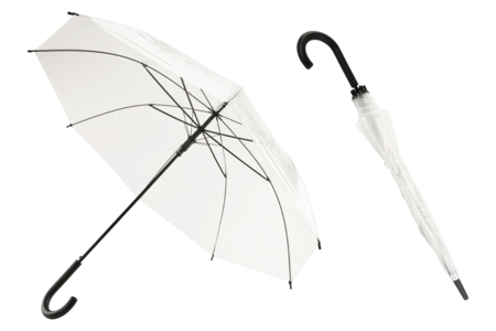 Transparent Decoratable Umbrella - Adult Size - 1 - Various Textiles - 10doigts.com - Various Textiles – 10doigts.fr