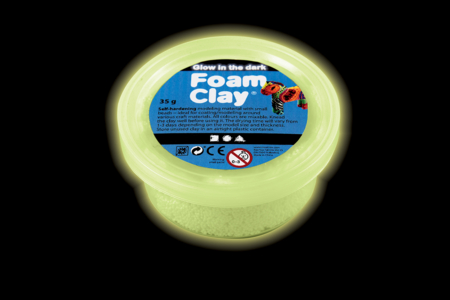 Pasta moldear Foam Clay fosforescente - Pot de 38,5 gr - Pasta de modelar autoendurecible – 10doigts.fr