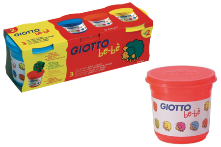 Giotto Modeling Clay 220 g - 3 colors - 3 - Modeling for Toddlers - 10doigts.com - Modeling for Toddlers – 10doigts.fr
