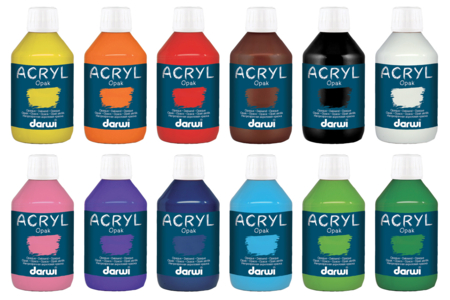 Matte Acrylic Paint, 250 ml - 1 - Matte Acrylic Paint - 10doigts.com - Matte Acrylic Paint – 10doigts.fr