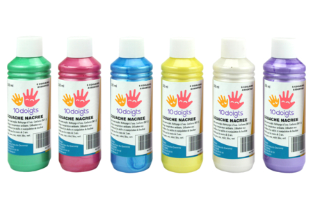 pintura gouache nacarada 10 dedos - Pintura gouache 10doigts – 10doigts.fr