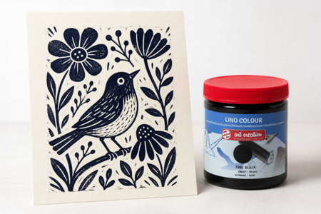 black linocut paint - Linocut Painting – 10doigts.fr