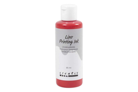 Linocut Paint, 85 ml - Red - 3 - Linocut Painting - 10doigts.com - Linocut Painting – 10doigts.fr