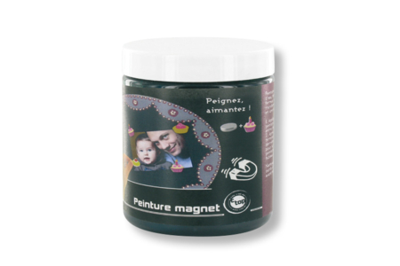 Black Magnetic Paint - 250 ml - 1 - Magnetic Paint - 10doigts.com - Magnetic Paint – 10doigts.fr