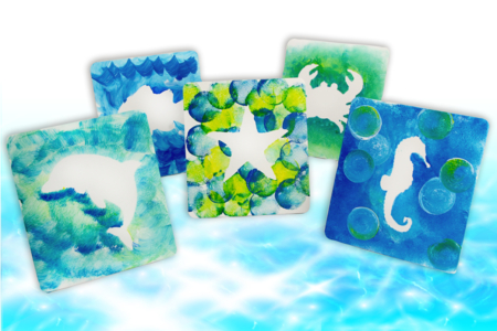 Ocean Paintings - 1 - Craft Activities for Boards - 10doigts.com - !! Old tutorials to delete !! – 10doigts.fr