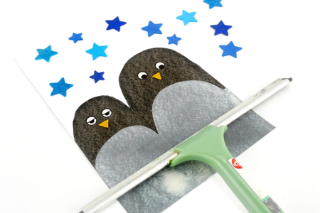 Raclette Painting: Penguin - 1 - Kids Crafts Winter - 10doigts.com - Kids Crafts Winter – 10doigts.fr