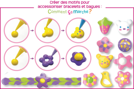 Create Rings and Bracelets with JELLY DECO Paint - 2 - Handicrafts for Creating Your Jewelry - 10doigts.com - Handicrafts for Creating Your Jewelry – 10doigts.fr