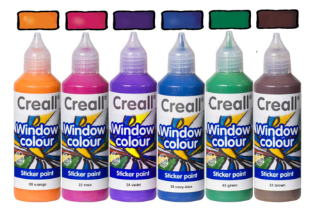 Window Color Paint - 6 Complementary Colors + Gift - 1 - Window Color Paint for Windows - 10doigts.com - Window Color Paint for Windows – 10doigts.fr