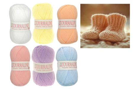 Baby yarn "Tourmaline" - 1 - Knitting Yarns - 10doigts.com - Knitting Yarns – 10doigts.fr
