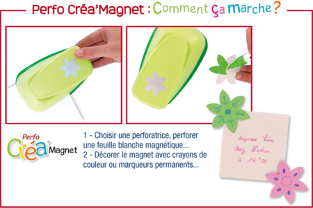 perforadora magnética - Perforadoras fantásticas – 10doigts.fr
