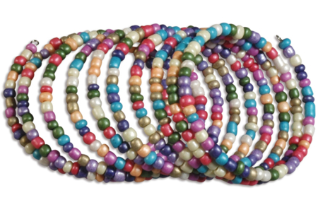 Large Iridescent Seed Beads - 8000 Beads - 3 - Seed Beads - 10doigts.com - Seed Beads – 10doigts.fr