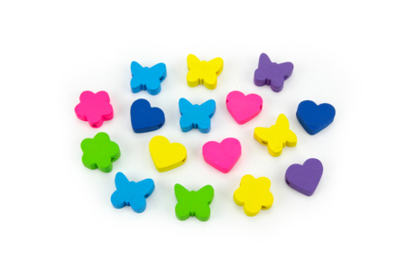 Children's Wooden Beads - 30 Beads - 4 - Wood Beads - 10doigts.com - Wood Beads – 10doigts.fr