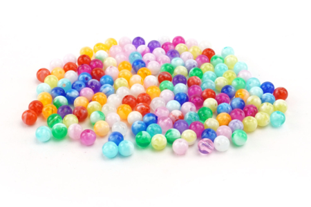 abalorios marmoleados - Perlas Colores Opacos – 10doigts.fr