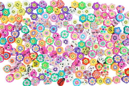 abalorios smiley pasta moldear - Perlas de pasta polimérica – 10doigts.fr