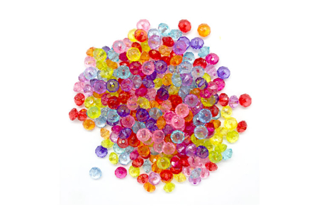 Translucent Faceted Spinning Beads - Approximately 200 Beads - 1 - Acrylic Beads - 10doigts.com - Acrylic Beads – 10doigts.fr