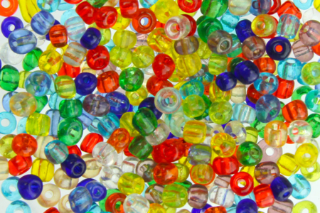 Large Translucent Seed Beads - 8000 Beads - 1 - Seed Beads - 10doigts.com - Seed Beads – 10doigts.fr