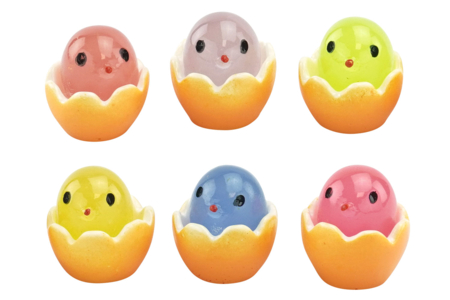 Mini Chickens in Resin - 6 Pieces - 3 - Easter Decorative Accessories - 10doigts.com - Easter Decorative Accessories – 10doigts.fr