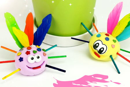 Ojos Funky Emoción - 9 unidads - Accesorios para pasta de modelar – 10doigts.fr