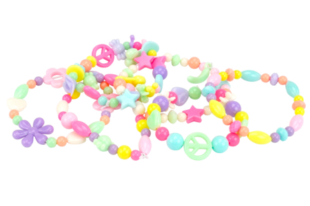 Plastic Bead Set - 350 Beads - 7 - Plastic Beads - 10doigts.com - Plastic Beads – 10doigts.fr