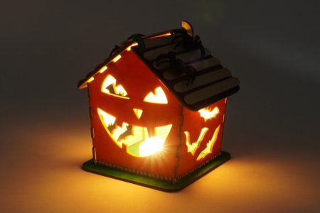 Portavelas calabaza Madera - Linternas para hacer – 10doigts.fr
