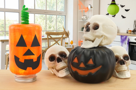 farolillo calabaza para Halloween DIY - Actividades manuales Halloween – 10doigts.fr