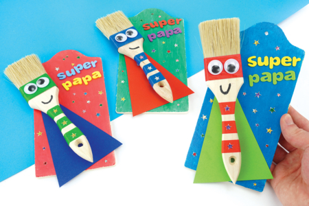 Super Dad Brush - 3 - Father's Day Crafts - 10doigts.com - Father's Day Crafts – 10doigts.fr