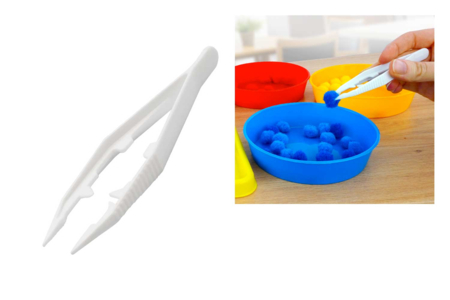 Plastic Tweezers - 4 Pieces - 1 - Ironing Bead Accessories - 10doigts.com - Ironing Bead Accessories – 10doigts.fr