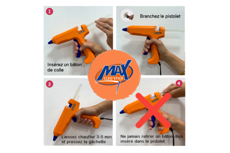 pistola de pegamento - Pistola de pegamento – 10doigts.fr