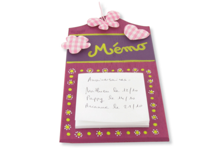 Planchettes Memo vichy - Manualidades día de la madre – 10doigts.fr