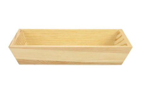 Bandeja de madera bordes inclinados 22 x 13 cm - Bandejas de madera – 10doigts.fr