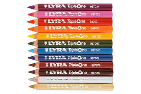Triple-One Colored Pencils - 12 Pencils - 5 - Colored Pencils - 10doigts.com - Colored Pencils – 10doigts.fr
