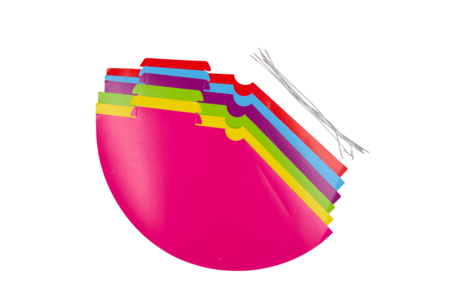 Colored Cardboard Cones, Bright Colors - 6 Pieces - 4 - DIY Costumes - 10doigts.com - DIY Costumes – 10doigts.fr