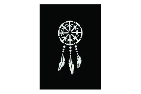 Removable Adhesive Stencil "Dreamcatcher" - 1 - Adhesive Stencils - 10doigts.com - Adhesive Stencils – 10doigts.fr