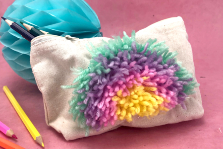 Cotton Pouch, Zip Closure - 19 x 13.5 cm - Cotton, Linen - Textiles – 10doigts.fr