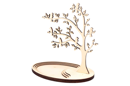 Wooden Jewelry Tree "lyric" - 3 - Jewelry Boxes and Holders - 10doigts.com - Jewelry boxes and displays: the perfect case for your creations – 10doigts.fr