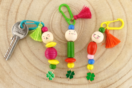 Lucky Man Figurine Keyring - 2 - Mother's Day Crafts - 10doigts.com - Mother's Day Crafts – 10doigts.fr