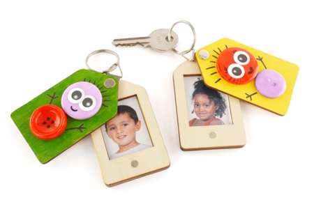 Photo Keychain - Funny Guy - 3 - Father's Day Crafts - 10doigts.com - Father's Day Crafts – 10doigts.fr