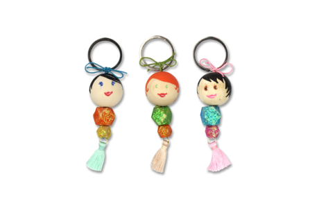 Pastel Mini Pom Poms on Rings - 8 Pieces - 7 - Pastel Theme - 10doigts.com - Pastel Theme – 10doigts.fr