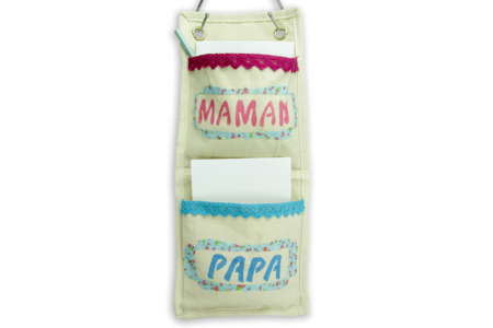 portacorreos de algodón - Pintura textil – 10doigts.fr