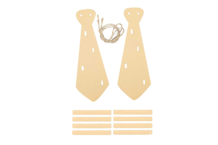 Porta-corbatas de madera para montar - 1 set (2 unidads) - Perchero – 10doigts.fr