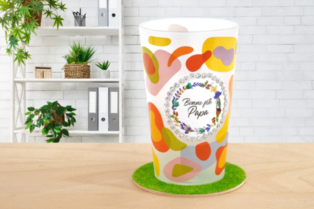 Hoja de papel texturizada - Efecto césped - Papel efecto y materia – 10doigts.fr