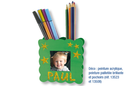 Pencil Pot with Photo Holder - Pencil Pots, Cache-Pots – 10doigts.fr