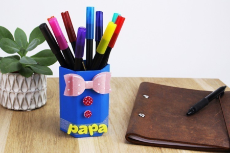 Portalápices PAPA - Manualidades día del padre – 10doigts.fr