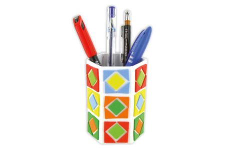portalápices geometría - Actividades manuales Deco casa DIY – 10doigts.fr