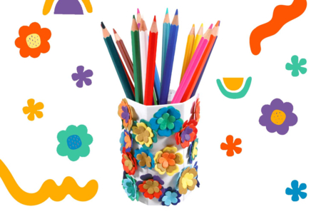 Flores de papel carta ligera - 3000 unidads - Flores y hojas decorativas – 10doigts.fr