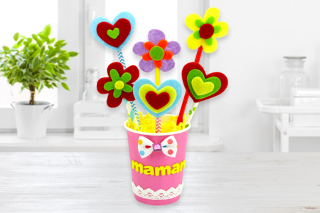 Felt Stickers, Assorted Shapes - 150 pcs - Felt Stickers – 10doigts.fr